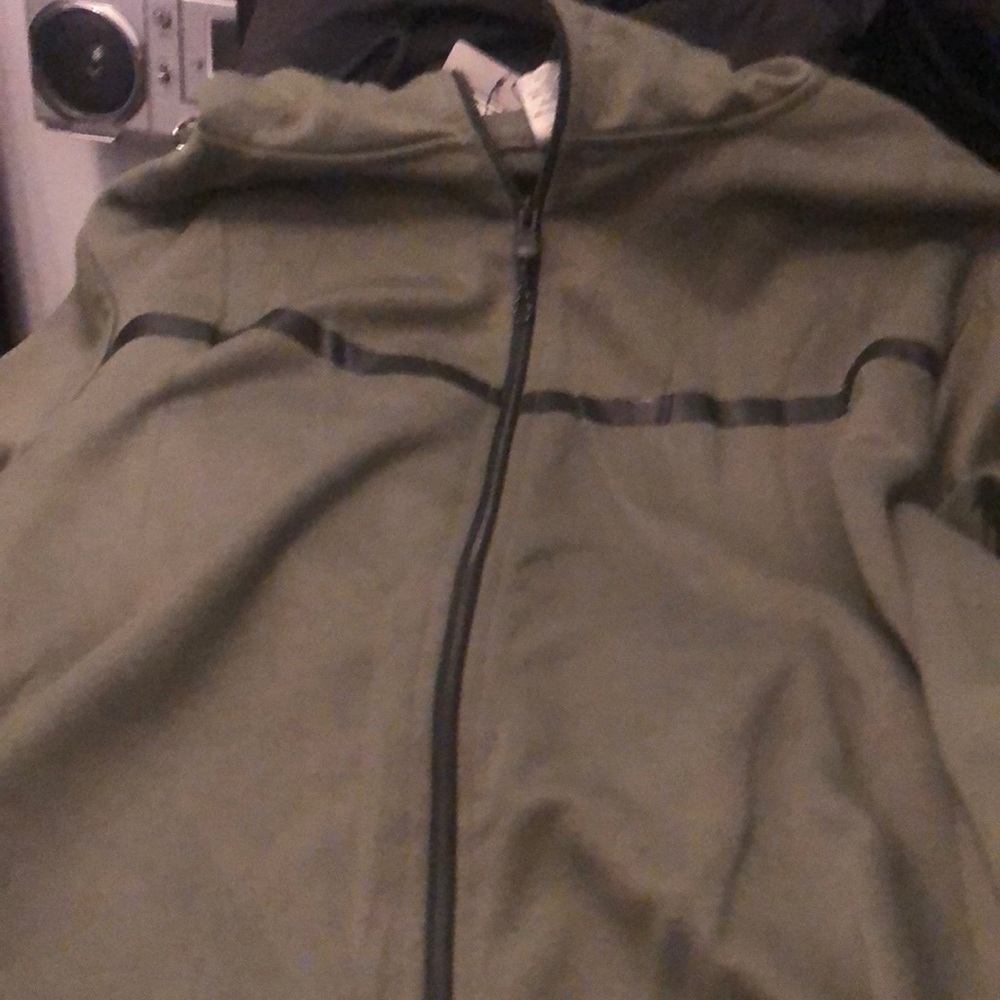 NWT Green full zip up hoodie.